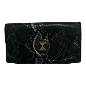 🐍 Turnlock Clutch - Snakeskin Print - Pre-Loved - Smart Set Brand🐍